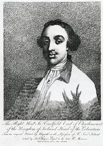 James Caulfield, 1:e earl av Charlemont, graverad av Joseph Haynes, 1782 av William Hogarth
