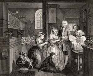 Married to an Old Maid, tavla V från "A Rake