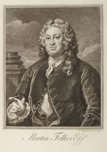 Martin Folkes av William Hogarth