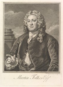 Martin Folkes, 1742. av William Hogarth