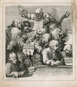 Musiker av William Hogarth
