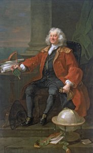 Porträtt av kapten Coram (ca 1668-1751) 1740