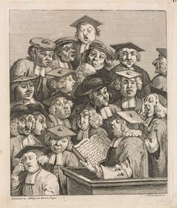 Forskare vid en föreläsning, 1736-1737. av William Hogarth