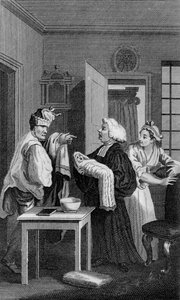 Andra frontispice till Tristram Shandy av William Hogarth av William Hogarth