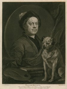 Självporträtt av William Hogarth av William Hogarth