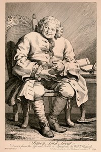 Simon, Lord Lovat, 1746 av William Hogarth