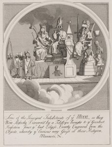 Några av månens främsta invånare: kunglighet, biskopsdöme och lag av William Hogarth