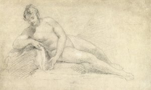 Studie av en kvinnlig naken av William Hogarth