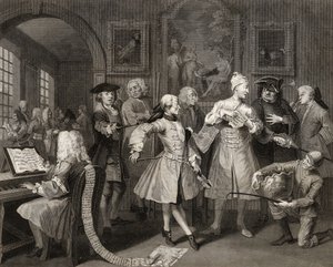 Omgiven av konstnärer och professorer, tavla II från 