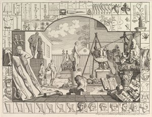The Analysis of Beauty, tavla 1, 5 mars 1753. av William Hogarth