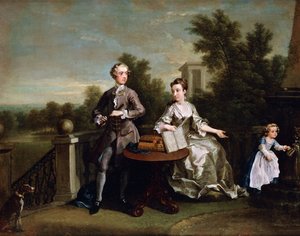 Familjen Edwards Hamilton av William Hogarth