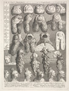 The Five Orders of the Perriwigs, 15 oktober av William Hogarth
