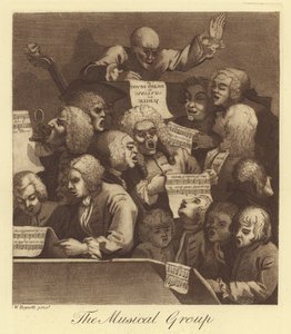 Musikgruppen av William Hogarth