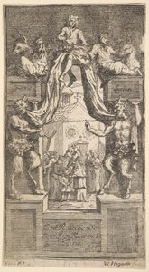 The New Metamorphosis: Frontispice, Vol.1, 1724. av William Hogarth