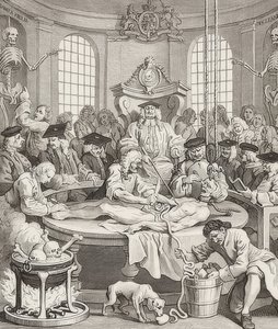 Grymhetens belöning. Från: Grymhetens fyra stadier / Grymhetens fyra stadier. 1751 av William Hogarth