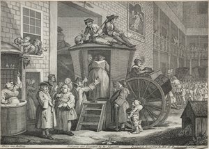 Coachen, 1747. av William Hogarth