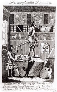 Den komplicerade Richardson, 1724 av William Hogarth