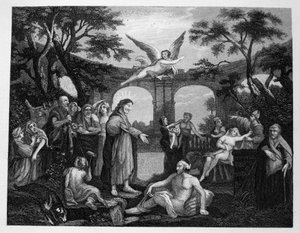 Poolen i Bethesda av William Hogarth