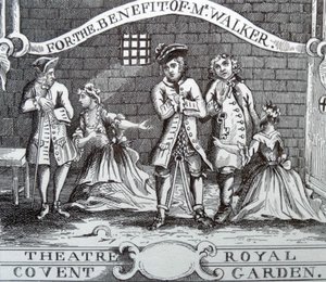 Biljett till teatern av William Hogarth