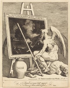 Tid att röka en bild av William Hogarth
