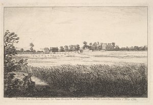 Utsikt över Ranbys House, 1 maj 1781. av William Hogarth