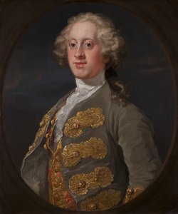William Cavendish, markis av Hartington, senare fjärde hertig av Devonshire av William Hogarth