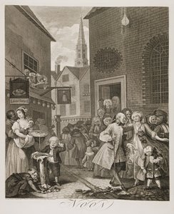 en: Fyra tider på dygnet: Mitt på dagen av William Hogarth