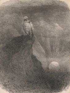 Genius, 1865-95 (penna, bläck och grafit på kartong)