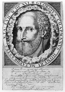 Porträtt av George Chapman (ca 1559-1634) ca 1609-10