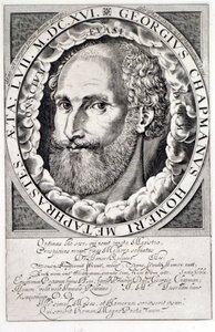 Porträtt av George Chapman (ca 1559-1634) ca 1609-10