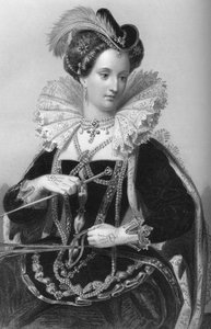 Drottning Elizabeth I 1533-1603 vid Tilbury Fort, 1851.