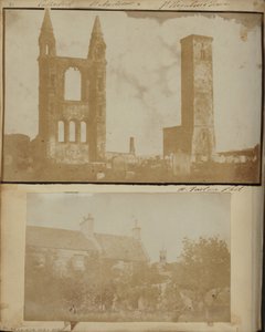 St. Regulus Tower och East Gable of St. Andrews Cathedral från nordväst. av William Holland Furlong