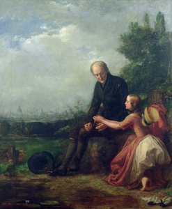 Lilla Nell och hennes farfar av William Holman Hunt