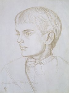 Min son Cyril, 1877 av William Holman Hunt