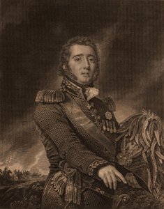 Porträtt av Gregor MacGregor 1786-1845, 1822. av William Home Lizars