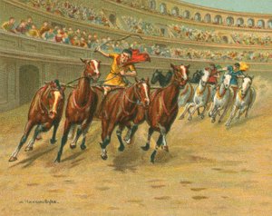 Races Historiska och Moderna, Romerska Chariot Races (chromolitho)