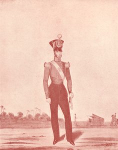Officerare för Madras Army Infantry on the Line, c1837-1843, 1909 av William Hunsley
