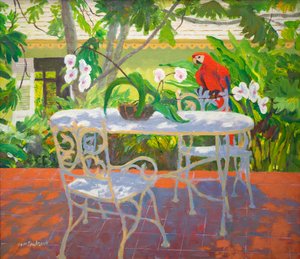 Papegoja! (olja ombord) av William Ireland