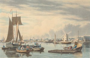 Boston: Från City Point nära Sea Street. av William James Bennett