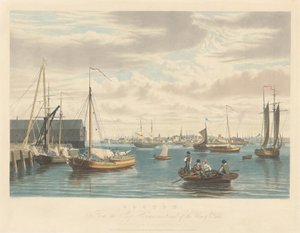 Boston: Från Ship House West End of the Navy Yard av William James Bennett