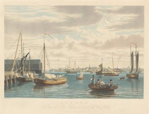 Boston: från Ship House vid örlogsvarvets västra ände av William James Bennett