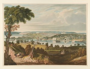 Washington sedd från andra sidan flottans varv av William James Bennett