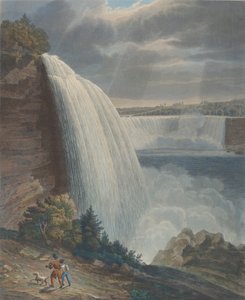 Niagarafallen från Foot of Staircase, 1829.
