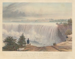 Niagarafallen från Table Rock av William James Bennett