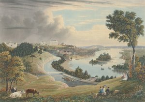 Richmond: From the Hill above the Waterworks, publicerad 1834.