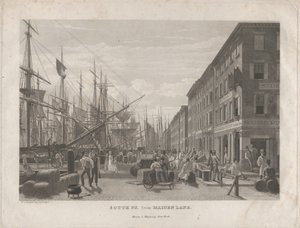 South St. från Maiden Lane, 1834. av William James Bennett