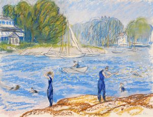 Badgäster, ingenstans av William James Glackens