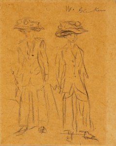 Två kvinnor av William James Glackens