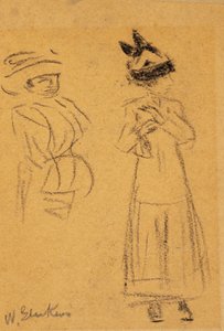 Två kvinnor av William James Glackens