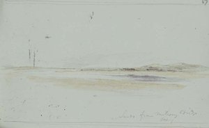 Sand från Duddon järnvägsbro av William James Linton